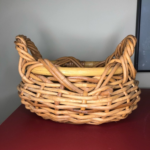 Vintage Other - Vintage Wicker Basket Vintage Other - Vintage Wicker Basket